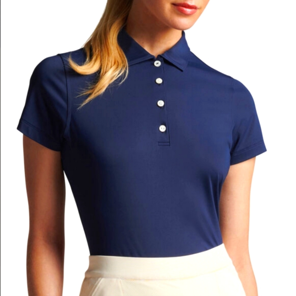 Peter Millar navy golf polo (NWT)